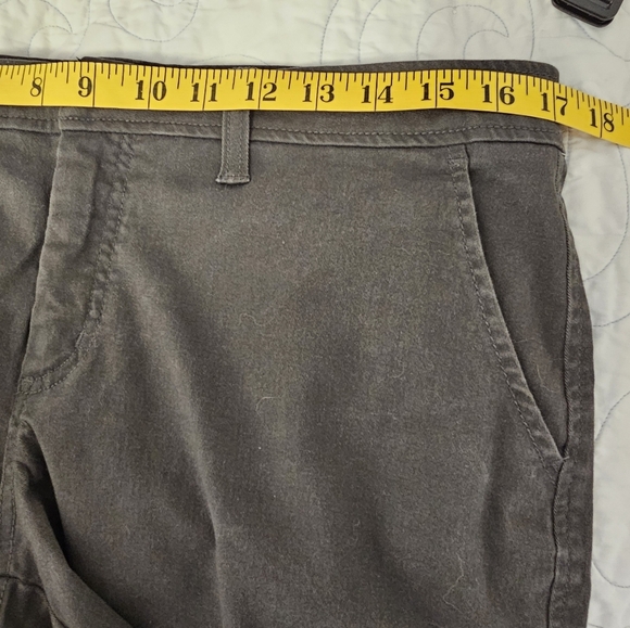 Market & Spruce Stitch Fix Charcoal Cotton Blend Shorts Women's Size 12 - Picture 4 of 7